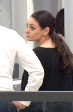 MILA KUNIS at Los Angeles International Airport 04/14/2017
