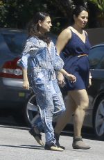 MILA KUNIS Heading to a Baby Shower in West Hollywood 04/02/2017