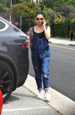 MILA KUNIS Out and About in Beverly Hills 04/27/2017