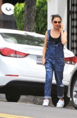 MILA KUNIS Out and About in Beverly Hills 04/27/2017
