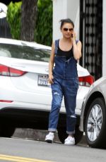 MILA KUNIS Out and About in Beverly Hills 04/27/2017