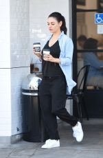 MILA KUNIS Out and About in Los Angeles 04/29/2017