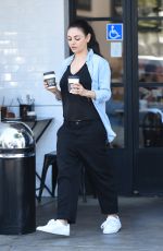 MILA KUNIS Out and About in Los Angeles 04/29/2017