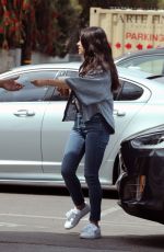 MILA KUNIS Out for Lunch in Studio City 04/11/2017