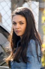 MILA KUNIS Out in Los Angeles 04/18/2017