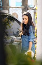 MILA KUNIS Out in Los Angeles 04/18/2017