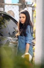 MILA KUNIS Out in Los Angeles 04/18/2017