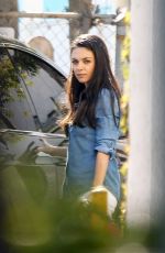 MILA KUNIS Out in Los Angeles 04/18/2017