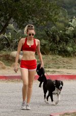 MILEY CYRUS and Liam Hemsworth Out Hiking in Los Angeles 04/08/2017