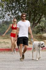 MILEY CYRUS and Liam Hemsworth Out Hiking in Los Angeles 04/08/2017