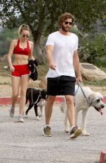 MILEY CYRUS and Liam Hemsworth Out Hiking in Los Angeles 04/08/2017