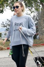 MILEY CYRUS Out Hikking in Studio City 04/13/2017