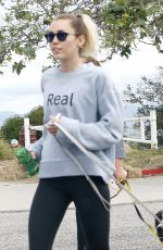 MILEY CYRUS Out Hikking in Studio City 04/13/2017