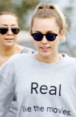 MILEY CYRUS Out Hikking in Studio City 04/13/2017