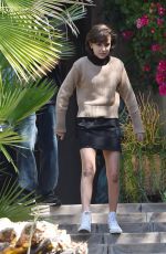 MILLIE BOOBY BROWN on the Set of Black Dhalia House in Los Angeles 04/20/2017