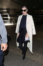 MIRANDA KERR at LAX Airport in Los Angeles 04/04/2017