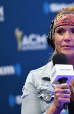 MIRANDA LAMBERT at Highway Channel Broadcasts Backstage at T-Mobile Arena in Las Vegas 03/31/2017
