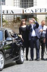 MONICA BELLUCCI Leaves Valentino