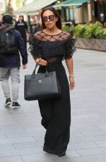 MYLEENE KLASS Arrives at Global Radio Studios in London 04/25/2017
