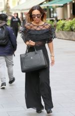 MYLEENE KLASS Arrives at Global Radio Studios in London 04/25/2017