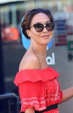 MYLEENE KLASS Arrives at Gobal Radio in London 04/29/2017