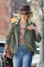 NAOMI WATTS in Jeans Out in New York 04/18/2017