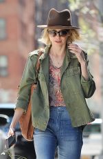 NAOMI WATTS in Jeans Out in New York 04/18/2017