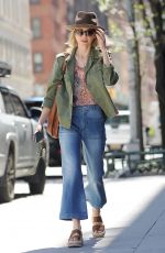 NAOMI WATTS in Jeans Out in New York 04/18/2017