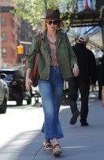 NAOMI WATTS in Jeans Out in New York 04/18/2017