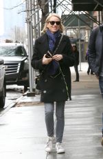 NAOMI WATTS Out and About in New York 04/04/2017