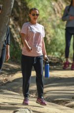 NATALIE PORTMAN Out Hikking in Los Angeles 04/14/2017