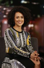 NATHALIE EMMANUEL at Jimmy Kimmel Live 04/06/2017