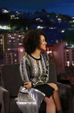 NATHALIE EMMANUEL at Jimmy Kimmel Live 04/06/2017