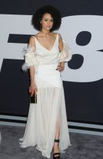 NATHALIE EMMANUEL at The Fate of the Furious Premiere in New York 04/08/2017