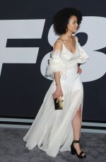NATHALIE EMMANUEL at The Fate of the Furious Premiere in New York 04/08/2017