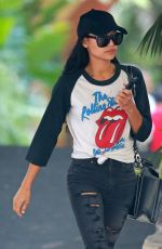 NAYA RIVERA Heading to Bel Air Hotel in Los Angeles 04/04/2017