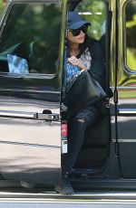 NAYA RIVERA Heading to Bel Air Hotel in Los Angeles 04/04/2017