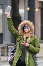 NICKY HILTON Hails a Cab Out in New York 04/04/2017