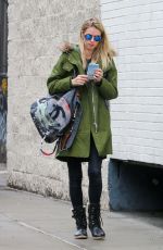 NICKY HILTON Hails a Cab Out in New York 04/04/2017