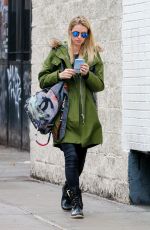 NICKY HILTON Hails a Cab Out in New York 04/04/2017