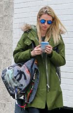 NICKY HILTON Hails a Cab Out in New York 04/04/2017