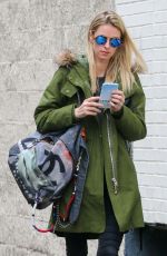 NICKY HILTON Hails a Cab Out in New York 04/04/2017
