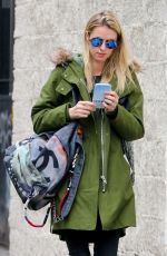 NICKY HILTON Hails a Cab Out in New York 04/04/2017