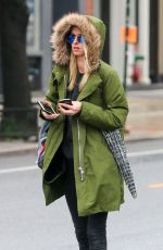 NICKY HILTON Hails a Cab Out in New York 04/04/2017