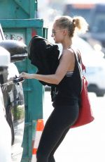 NICOLE RICHIE Leaves a Gym in Los Angeles 04/10/2017
