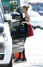 NICOLE RICHIE Leaves a Gym in Los Angeles 04/10/2017