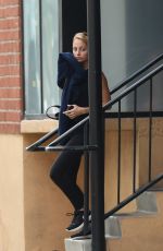 NICOLE RICHIE Leaves a Gym in Los Angeles 04/13/2017