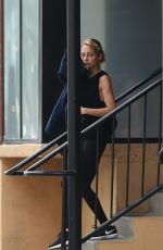 NICOLE RICHIE Leaves a Gym in Los Angeles 04/13/2017