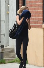 NICOLE RICHIE Leaves a Gym in Los Angeles 04/13/2017