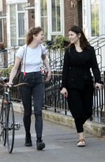 NIGELLA LAWSON Out and About in London 04/08/2017
